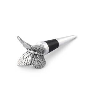 NEW ARTHUR COURT butterfly bottle stopper in silver